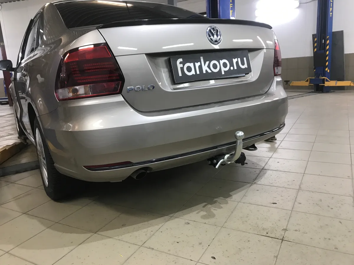 Фаркоп Лидер Плюс для Volkswagen Polo (седан) 2010-2020 V125-BA в Тольятти