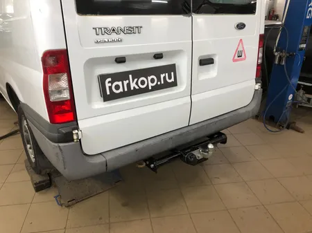 Фаркоп Лидер Плюс для Ford Transit (фургон) 2000-2014, (для а/м со ступенькой, без ступеньки) F116-F в Тольятти