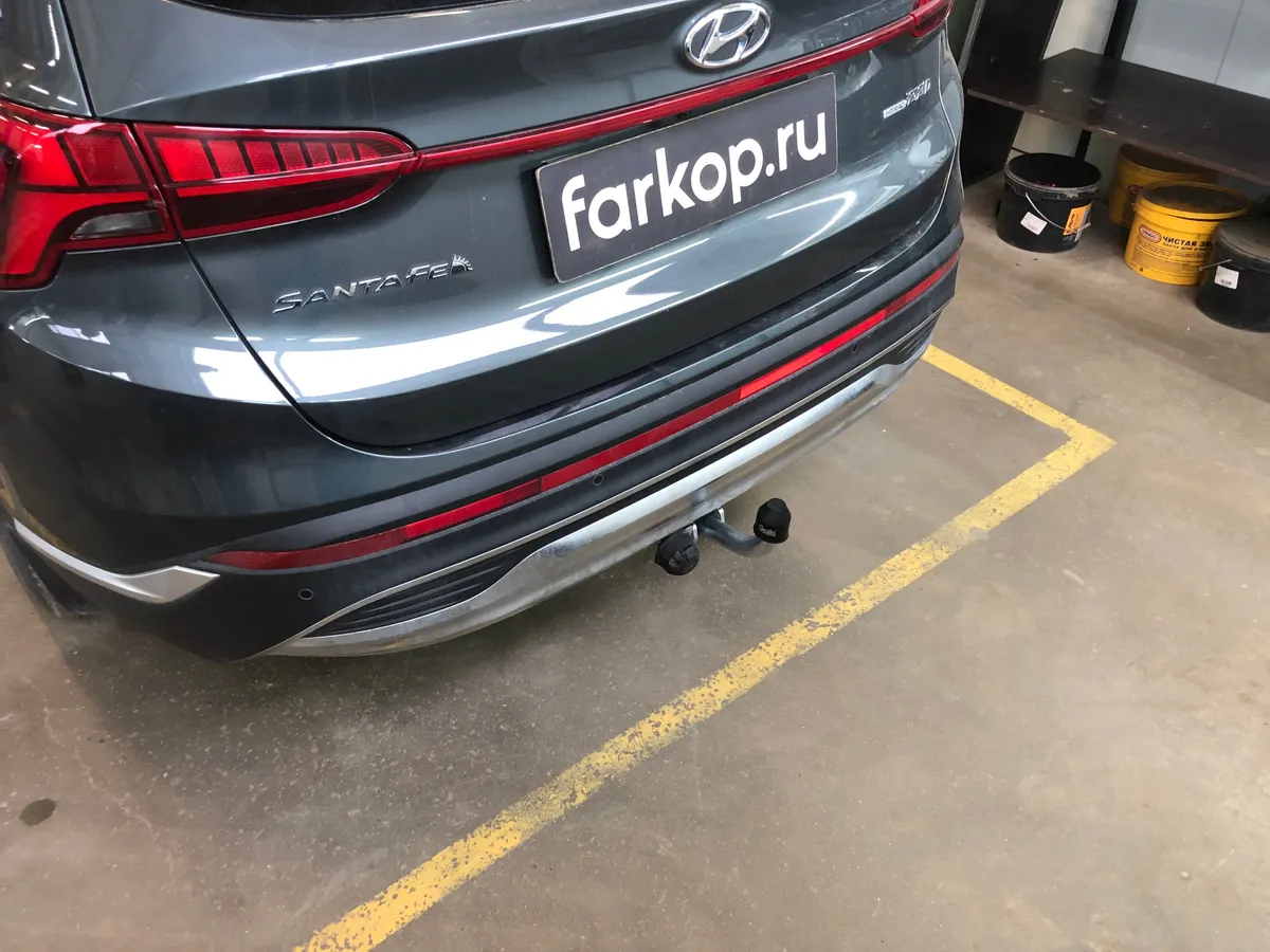 Фаркоп Galia для Hyundai Santa Fe 2020-2024 K050A в Тольятти