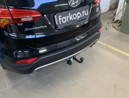 Фаркоп Лидер Плюс для Hyundai Santa Fe 2012-2018, (вкл.Grand) H224-A в Тольятти