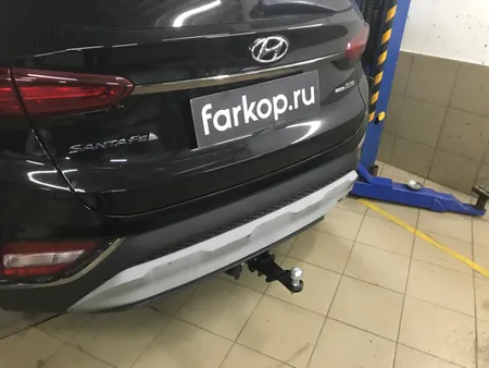 Фаркоп Лидер Плюс для Hyundai Santa Fe 2018-2022 Арт. H230-E H230-E в Тольятти