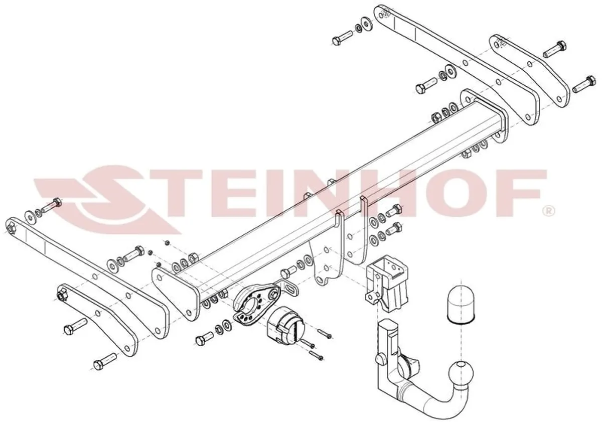 Фаркоп Steinhof для Audi Q5 2026- A-112 в Тольятти