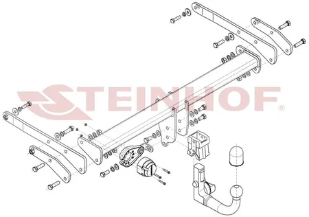 Фаркоп Steinhof для Audi Q5 2026- A-112 в Тольятти