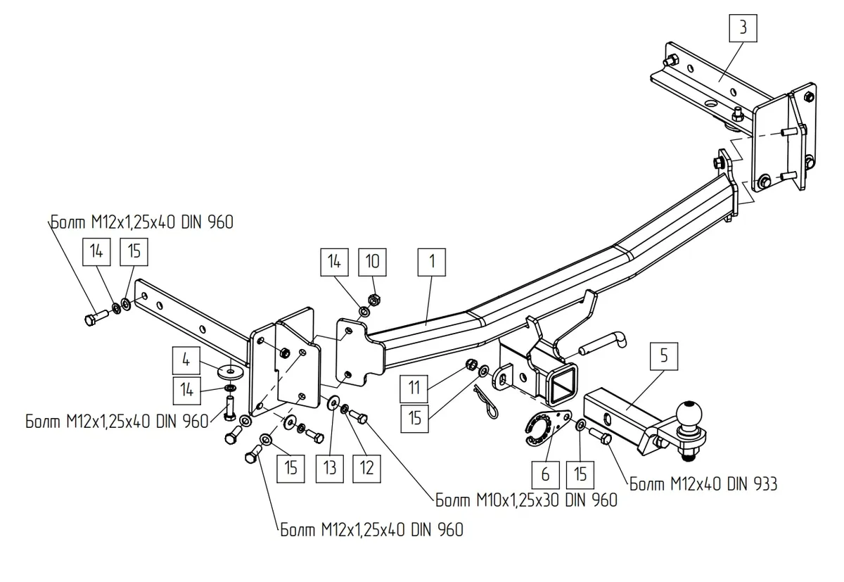 Фаркоп TowRus для LiXiang L6 2024- Арт. 288194 288194 в Тольятти Фаркоп TowRus для LiXiang L6 2024- Арт. 288194 288194 в Тольятти
