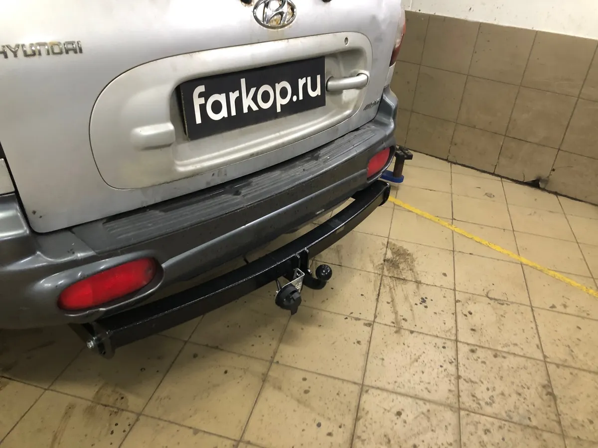 Фаркоп Лидер Плюс для Hyundai Santa Fe 2001-2006 H205-A в Тольятти Фаркоп Лидер Плюс для Hyundai Santa Fe 2001-2006 H205-A в Тольятти