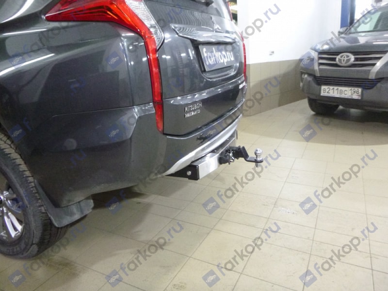 Установлен фаркоп PT Group на Mitsubishi Pajero sport 2019 г.в.