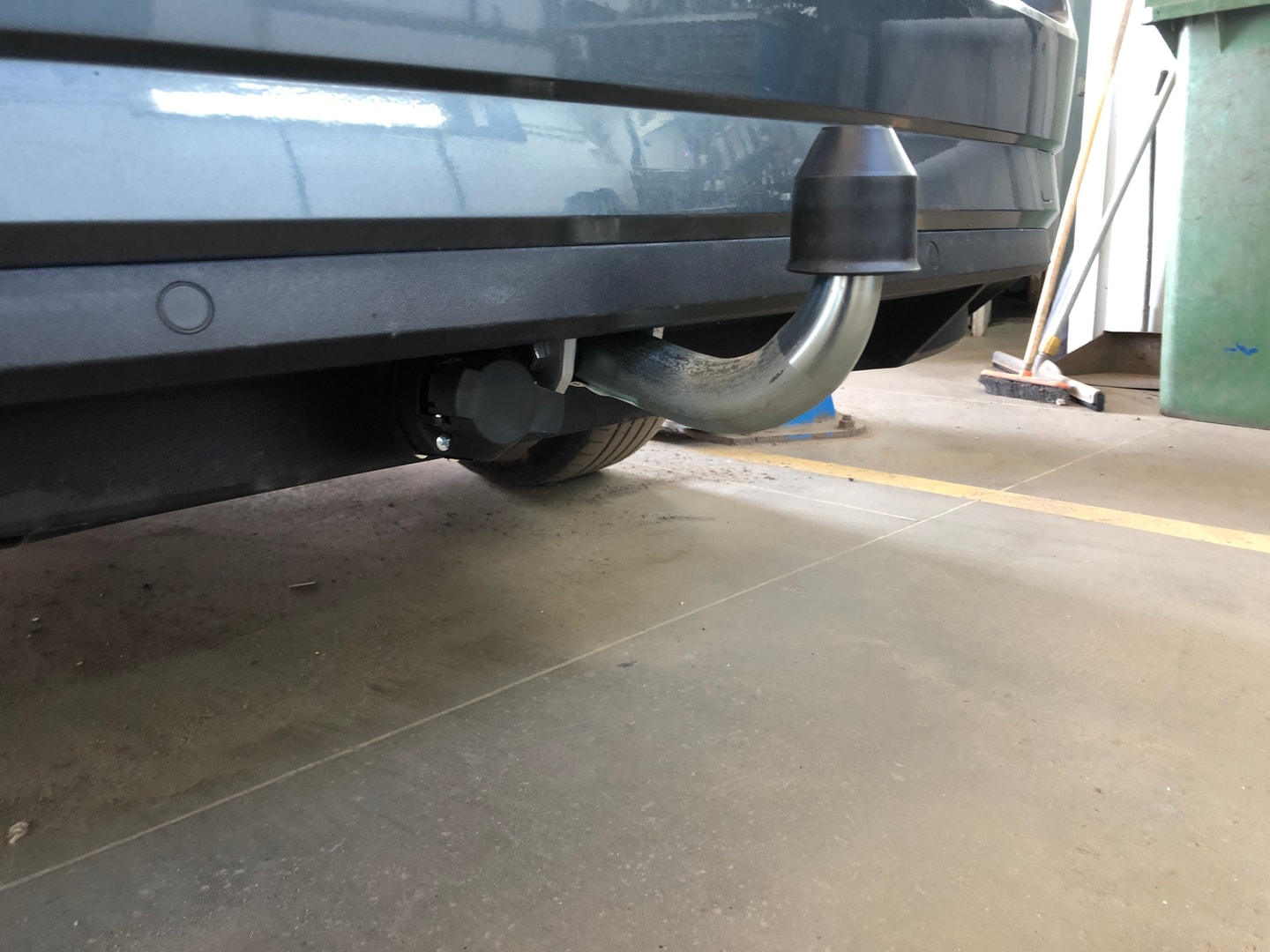 Установили фаркоп Galia для Skoda Superb 2015 г.в.